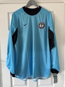 RARE Blue Nigeria Nike Longsleeve Goalkeeper Shirt. 2000. XL. BNWT. RRP £250.00. for sale on Ebay