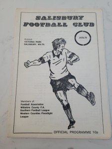 Salisbury FC V Aldershot 5.8. 1978 - Friendly for sale on Ebay