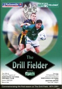 Northwich Victoria v Boston United 23/09/00 Football Conference for sale on Ebay