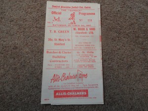 Stamford V Heanor Town 67/68 Midland Counties League Programme. for sale on Ebay