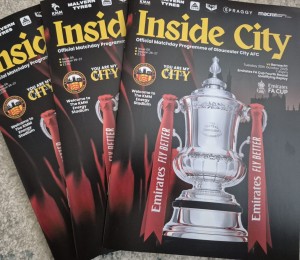 .  26/27 Gloucester City  v  Barrow   oct 20th  facup replay for sale on Ebay