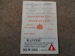 Gloucester City V Abergavenny 70/71 FA Trophy 1st Qualifying Rnd Programme. for sale on Ebay