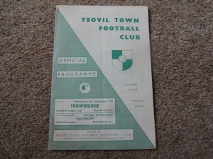 Yeovil Town V Trowbridge 63/64 Southern League Cup Programme. for sale on Ebay