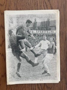 SLAVIA PRAHA V VSS KOSICE. 2ND NOVEMBER 1968. CZECHOSLOVAK FIRST DIVISION. for sale on Ebay