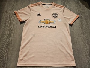 Mens adidas Manchester United Away football shirt 18/19 Size L for sale on Ebay