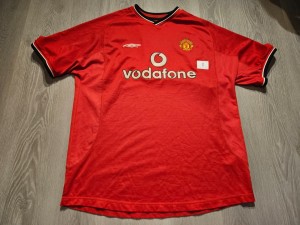 Mens Umbro Manchester United Home football shirt 2000 - 2002 Size XL for sale on Ebay