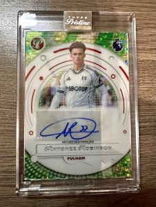 Topps Pristine Premier League 25-26 Antonee Robinson Fulham Auto Numbered 01/10 for sale on Ebay