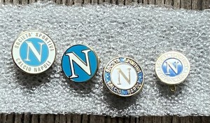NAPOLI PIN BADGES x4 for sale on Ebay