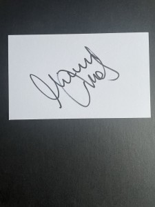 Mitchell Thomas Tottenham/ Luton Town/ West Ham Hand signed 5x3 white index card for sale on Ebay