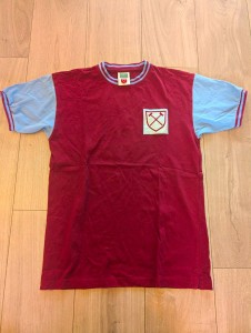 Score Draw West Ham United Home Retro Shirt No.6 Size M Claret Short Sleeve for sale on Ebay