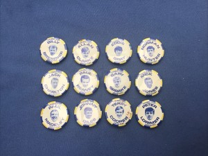 1970s Vintage Evening Post Green Football Badges Leeds United for sale on Ebay