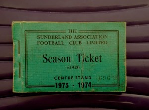 SUNDERLAND 1973/74 -  SEASON TICKET BOOK !! for sale on Ebay