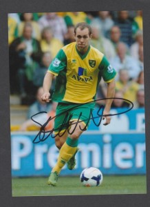 Steven Whittaker [Norwich City] Signed Colour Photo for sale on Ebay