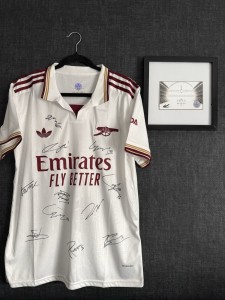 Arsenal FC Team Signed Football Top 2026 Winning year - Includes COA for sale on Ebay