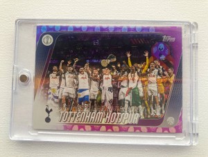 Topps UEFA Club Competitions Tottenham Hotspur #89 Purple Egg Parallel UEL Final for sale on Ebay