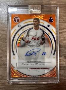 Topps Pristine Premier League 2026 Cristian Romero Tottenham Auto Numbered 02/25 for sale on Ebay