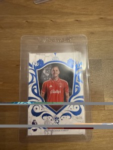 Topps Royalty Premier League Chris Wood Numbered 16/25 Nottingham Forest for sale on Ebay