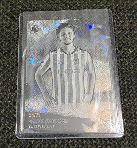 Topps 2026/27 Premier League Jack Rudoni Coventry City SPL 24 Parallel /75 for sale on Ebay