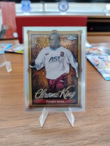 Topps Chrome Chrome King Insert CK 2 Dwight Yorke Aston Villa (B838) for sale on Ebay