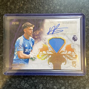 Topps Royalty Premier League 2026 Nick Pope Newcastle RRS-NP Auto Relic 20/50 for sale on Ebay