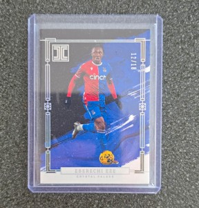 Panini 2023-24 Impeccable PL Eberechi Eze #74 Silver /18 Crystal Palace for sale on Ebay