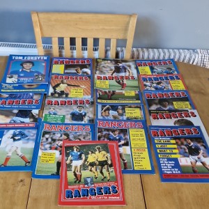 Rangers v Celtic/Aberdeen/Dundee/FC Porto Programmes Bulk Lot 1983 for sale on Ebay