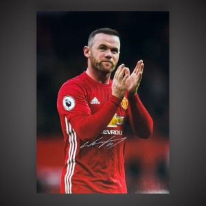 Wayne Rooney Manchester United Hand Signed 16x12 Size Photograph With COA  for sale on Ebay