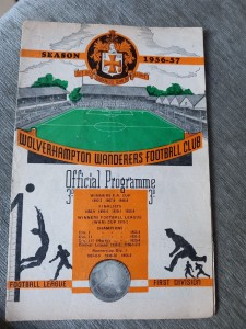 56-57 Reserves Wolves v Barnsley programme for sale on Ebay