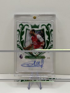 2026 Topps Royalty Premier League Thierry Henry Auto Green 2/5 Arsenal KING TH for sale on Ebay