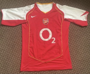 Arsenal 2004/05 Home Shirt By Nkke (20 inch pit to pit) Medium good condition  for sale on Ebay