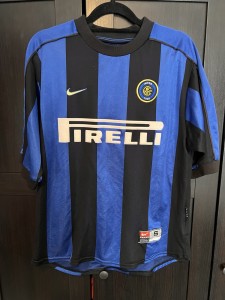 Original Inter Milan 1999/2000 Home Football Shirt Nike Jersey Mens Small for sale on Ebay