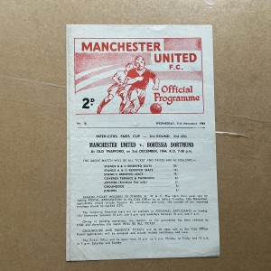 Rare. Season 1964/65. Manchester United Youth V England Youth for sale on Ebay