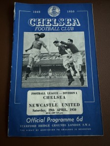 Chelsea v Newcastle United 1949/50  (3/33) for sale on Ebay