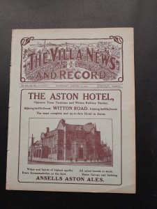 Aston Villa v Liverpool 21.02.1925. 1st Division, 101 years old! for sale on Ebay
