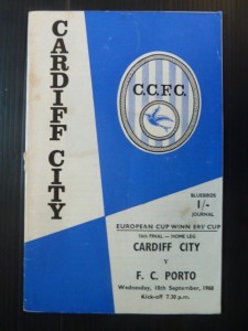 CARDIFF CITY  v  FC Porto  68/9  ECWC. for sale on Ebay