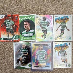 Topps Chrome & Inception UCL 2024/25 7-Card Lot Sporting CP & Celtic RC for sale on Ebay