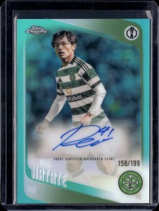 Reo Hatate Auto /199 - Celtic - 2025-26 Topps Chrome UCC for sale on Ebay