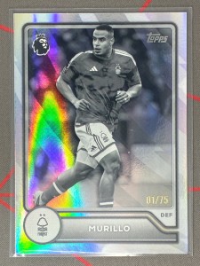 2026-27 Topps Flagship Premier League Murillo Black & White/75 Nottingham Forest for sale on Ebay