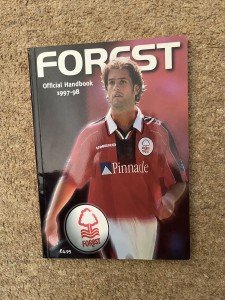Nottingham Forest Handbook 1997-98 for sale on Ebay