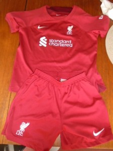 Liverpool  2022 2023 Nike Home shirt and shorts  Boys  122 -128cm for sale on Ebay