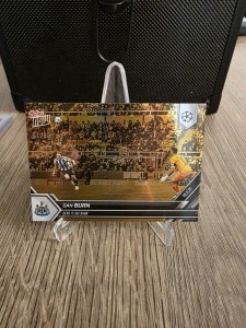 Dan Burn /50 Topps Now Bend It Like Burn Newcastle United for sale on Ebay