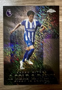Topps Chrome PL 2026 Kaoru Mitoma Brighton Cold & Rainy Night In Chrome Case Hit for sale on Ebay