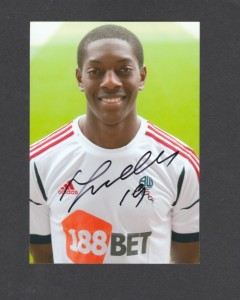 Marvin Sordell [Bolton Wanderers] Signed Colour Photo for sale on Ebay