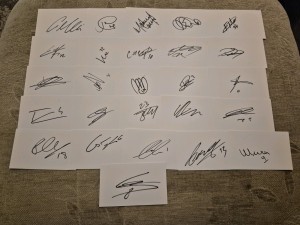 26 Signed Millwall Football White Index Cards 2026/27 for sale on Ebay