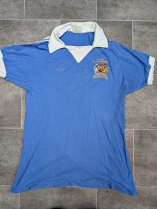 Rare Match Issue Manchester City 1976/1977 Home Shirt #14 League Cup Winners for sale on Ebay