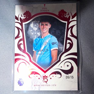 Topps Royalty Premier League Phil Foden Manchester City 06/15 for sale on Ebay