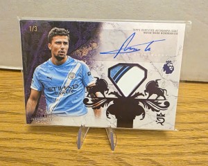 Topps Rodri Manchester City Premier League Auto Memorabilia Patch /3 for sale on Ebay