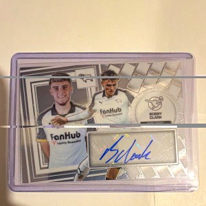 Panini Football EFL 2026 Bobby Clark AUT-15 Auto Derby County for sale on Ebay