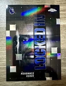 Topps Chrome Premier League 2026 Mohammed Kudus Tottenham Locked In LI-46 for sale on Ebay