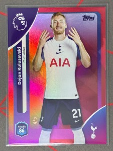 2025-26 Topps Premier League Dejan Kulusevski Red /5 Tottenham for sale on Ebay